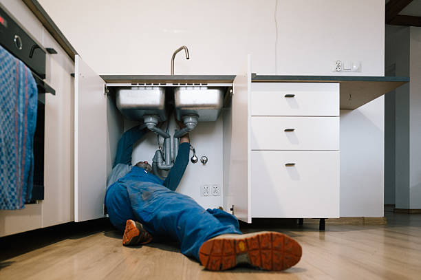 Professional Pipe Repair technician working in Hydetown, PA